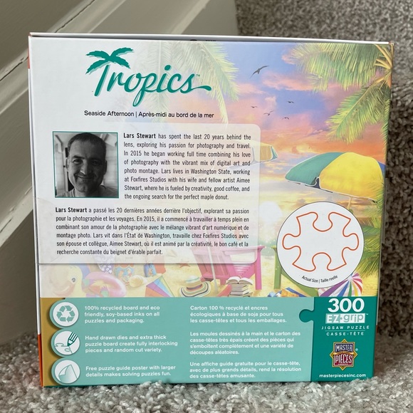 🏝️ “Seaside Afternoon” 300 pc Jigsaw Pizzle (1.0lb) - Picture 3 of 6